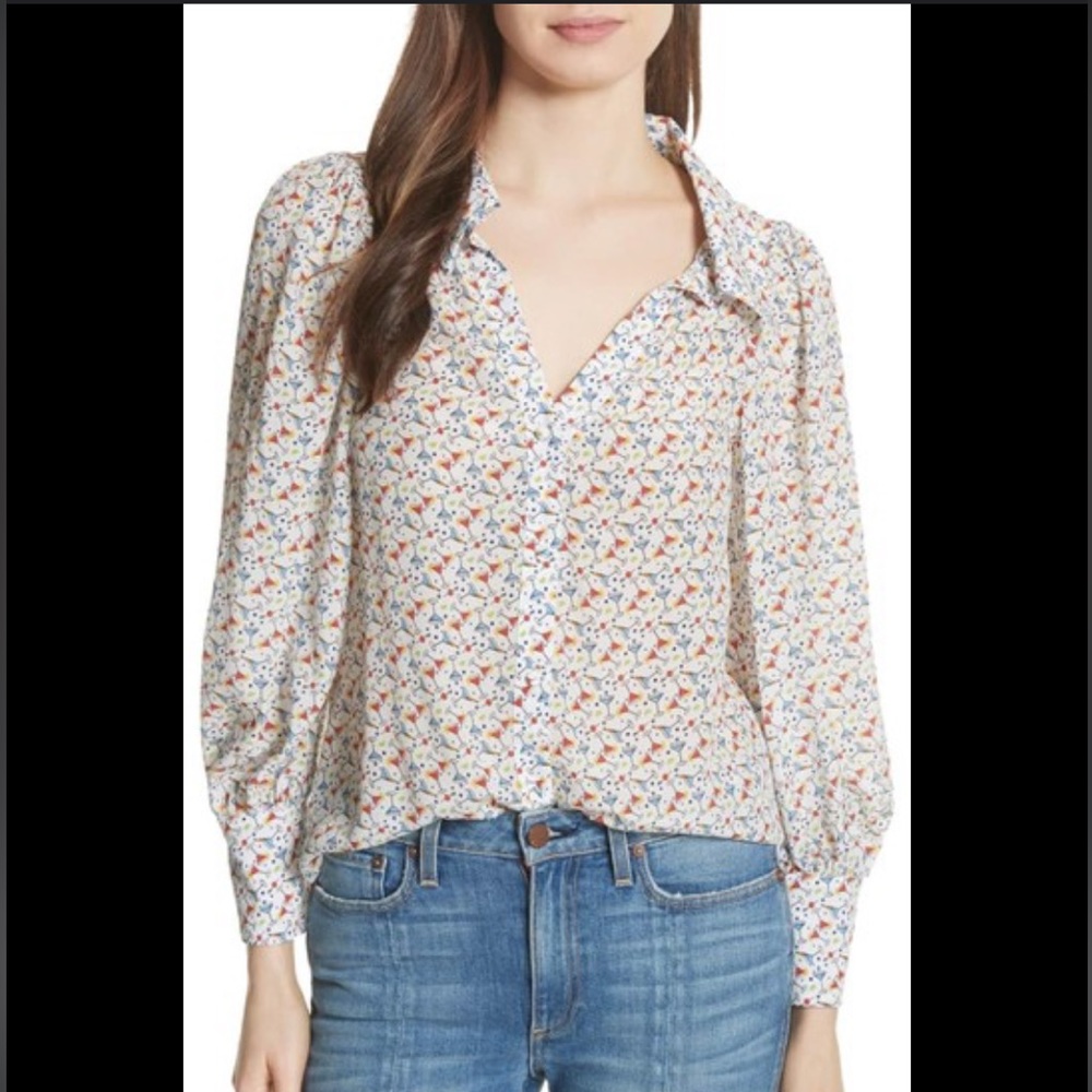 Silk Alice + Olivia button-down